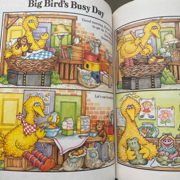 Sesame Street Hardbound Morning to Night 1989 Volume 11 - Picture 7 of 9